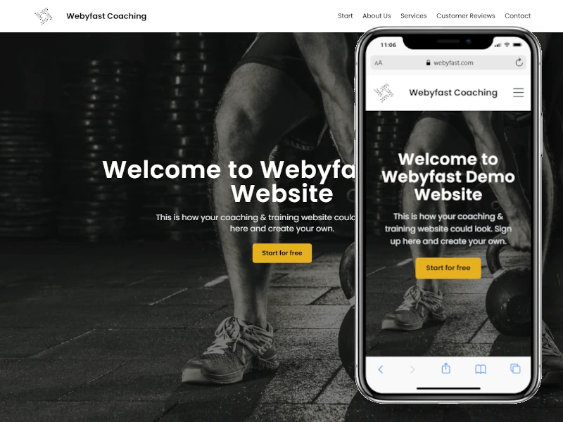 Training & Coaching Website Template