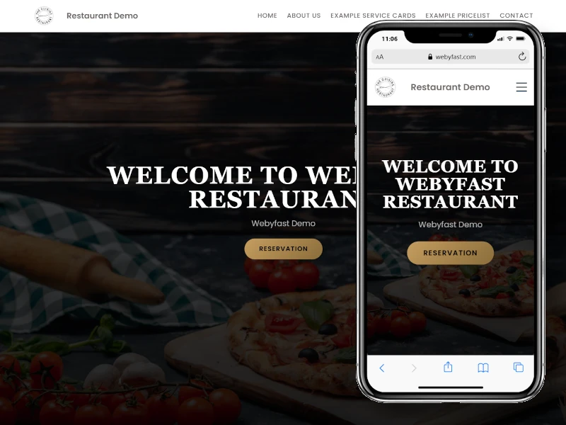 Restaurant Website Template